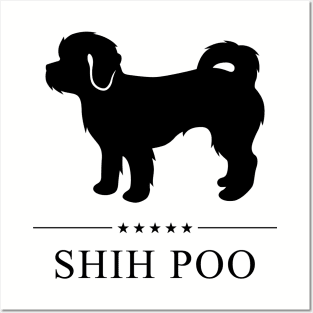 Shih Poo Black Silhouette Posters and Art